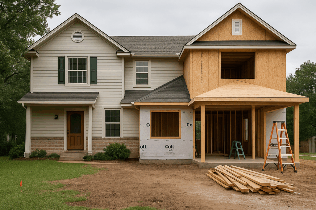full home remodel in Austin showing transformed living spaces